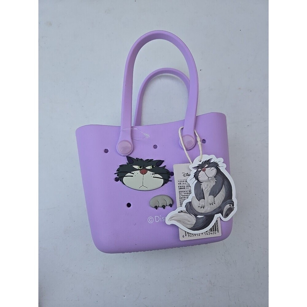 Disney LUCIFIER Eva Tote Bag Waterproof Croc Charm Beach Bag MINISO HTF